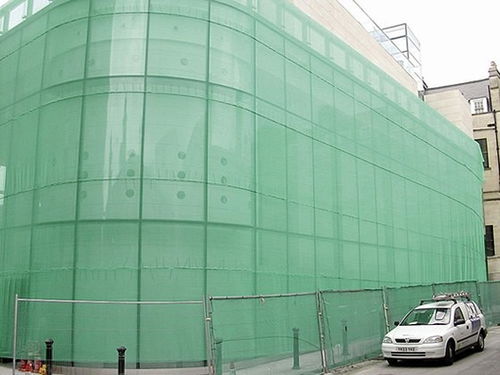 金冠阻燃安全密目式安全網,建筑綠網