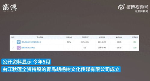 江歌媽媽成立傳媒公司，注資10萬進(jìn)軍互聯(lián)網(wǎng)食品銷售